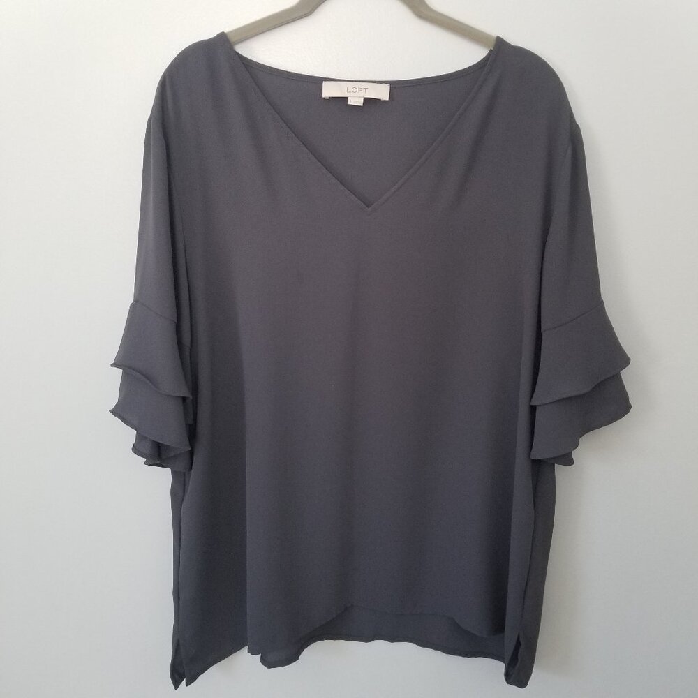 LOFT V-neck tunic L